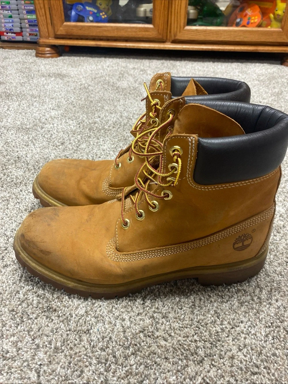 Timberland Men's Classic 6-Inch Wheat Work Boots 10061 size 11.5